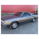 1986 Chevrolet El Camino 89069 Miles VIN 3GCCW80Z6