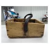 12x9x6 vintage wooden crate