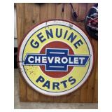 36ï¿½ genuine Chevrolet parts metal repop