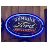 16ï¿½ genuine ford parts and service light up sign