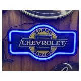 16ï¿½ Chevrolet super service light up sign