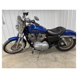 2009 Harley Davidson 883 Sportster with 13,135 mil
