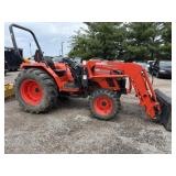 2011 KIOTI 4510HST DIESEL TRACTOR WITH BUCKET 3