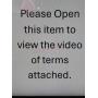 Vehicle terms/conditions, please open to watch