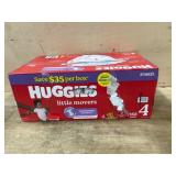 Huggies Little Movers Diapers, Size 4, 168 Ct