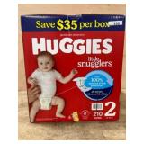 Huggies Little Snugglers Diapers, Size 2