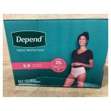 Depend Fresh Protection Underwear, 92 Count