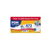 POM 2-Ply Toilet Paper, 45 Rolls