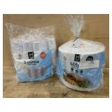 Bath Cups and Paper Plates Set