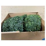 Artificial Boxwood Topiary Balls, Set of 4