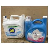 All Free Clear Detergent and Downy Softener