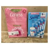 Caress Soap and Secret Deodorant Set