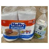 Hefty Plates & Paper Bowls, 450 Total Items