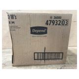 Case of Depend Fresh Protection Underwear