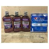 Listerine Total Care and Crest Pro-Health Bundle