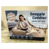 Snuggle Cuddler Adult Pet Bed, Tan