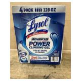Lysol Power Clinging Gel 4-Pack Toilet Cleaner