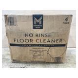 No Rinse Floor Cleaner, 4 Pack