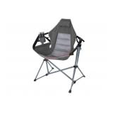 Gray Swing Chair With Cup Holder