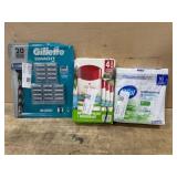 Personal Care Bundle With Blades, Soap, Deodorant