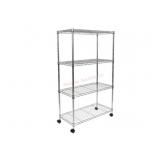 Seville Classics 4-Tier Steel Shelving Unit