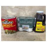 Food Items: Chicken, Jalapenos, BBQ Sauce