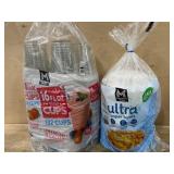 Clear Cups and Paper Bowls Set, 282 Pieces