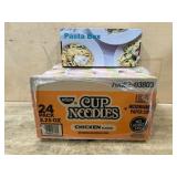 Cup Noodles Chicken Flavor and Pasta Box