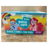 Pampers Easy Ups 4T/5T Training Underwear 108 Ct