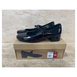 Black Patent Mary Jane Shoes, Size 10