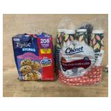 Ziploc Bags and Chinet Cups Bundle