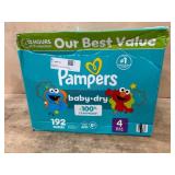 Pampers Baby-Dry Size 4 Diapers, 192 Count