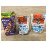 Granola Bars and Beef Sticks