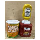 Condiment and Sauce Assortment, 3 Items
