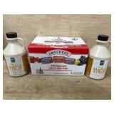 Smuckers Jam Cups and Organic Maple Syrup