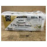 Ultra Premium 3-Ply Dinner Napkins, 320 Ct