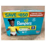 Pampers Swaddlers Diapers, Size 5, 144 Ct