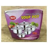 Stainless Steel Soup Pot Set
