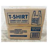 T-Shirt Carry-Out Bags, Box of 1000
