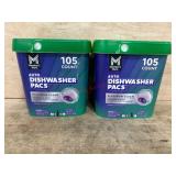 Dishwasher Detergent Pacs, 210 Total Count