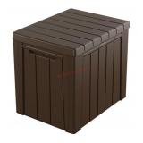 Brown Resin Outdoor Storage Box