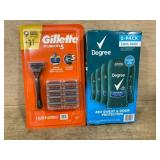 Gillette Razor Set and Degree Deodorant Pack