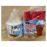 Heavy-Duty Cups and Paper Plates Set