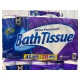 Ultra Premium Bath Tissue, 45 Rolls