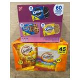 Snack Packs: Oreo, Chips Ahoy, Goldfish