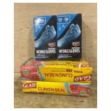 Nitrile Gloves and Glad Clingï¿½n Seal Set