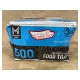 500-Count Polycoated Paper Food Trays