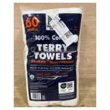 Pack of 60 Cotton Terry Towels