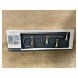 4-Piece Bathroom Accessory Set in Chrome Finish