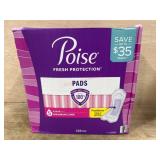 Poise Maximum Long Pads, 128 Count